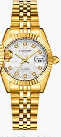 Orologio Uomo Donna Longbo 80435 In Acciaio Con Strass Impermeabile Dorato Bianco Moda/Donna/Orologi/Orologi da polso Trade Shop italia - Napoli, Commerciovirtuoso.it