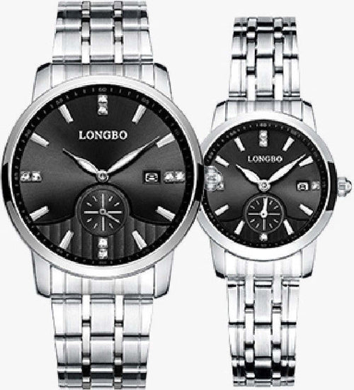 Orologio Uomo Donna Longbo 80436 Analogico Data Impermeabile Acciaio Silver Nero Abbigliamento e Accessori > Orologi e gioielli > Orologi Uomo > Orologi Donna Trade Shop italia - Napoli, Commerciovirtuoso.it