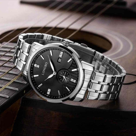 Orologio Uomo Donna Longbo 80436 Analogico Data Impermeabile Acciaio Silver Nero Abbigliamento e Accessori > Orologi e gioielli > Orologi Uomo > Orologi Donna Trade Shop italia - Napoli, Commerciovirtuoso.it