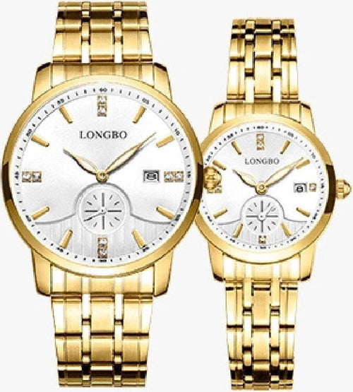 Orologio Uomo Donna Longbo 80436 Crono Data Impermeabile Acciaio Dorato Bianco Abbigliamento e Accessori > Orologi e gioielli > Orologi Uomo > Orologi Donna Trade Shop italia - Napoli, Commerciovirtuoso.it
