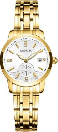 Orologio Uomo Donna Longbo 80436 Crono Data Impermeabile Acciaio Dorato Bianco Moda/Donna/Orologi/Orologi da polso Trade Shop italia - Napoli, Commerciovirtuoso.it
