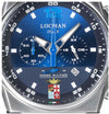 Locman Orologio Uomo cronografo MARE quadrante blu con stemma Marina Militare