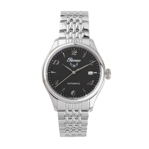 Orologio uomo Perseo automatico Ruota Alata in acciaio 39 mm