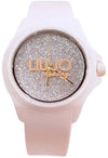 OrologioDonna Solo Tempo LIU JO Glossy Bianco Policarbonato Silicone Quarzo TLJ555