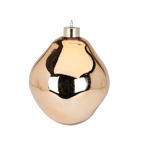 Palline per albero di Natale in vetro color oro decorazioni natalizie