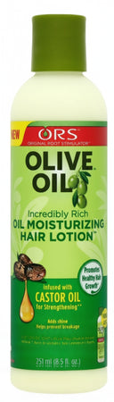 ORS INCREDIBLY RICH OLIVE OIL MOISTURIZING HAIR LOTION 251ml PER CAPELLI .