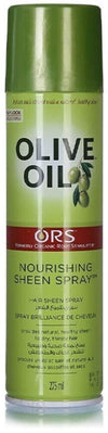ORS OLIVE OIL NOURISHING SHEEN SPRAY NATURAL HEALTHY SHEEN TO DIRTY THIRSTY HAIR 275ML PER CAPELLI