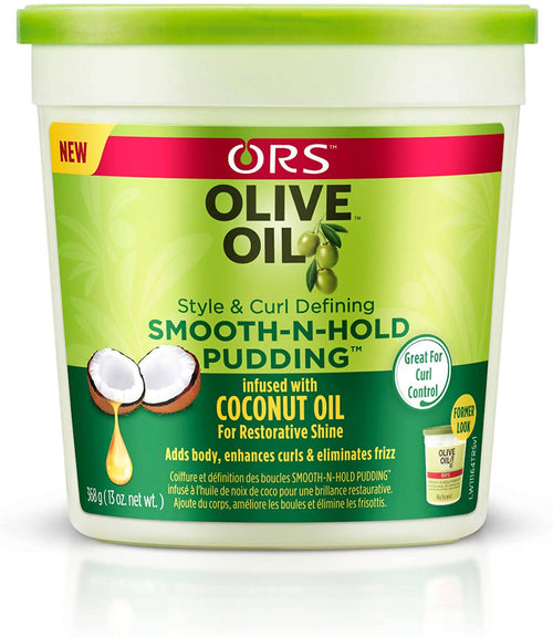 Ors Olive Oil Style & Curl Definig Smooth-N-Hold Pudding Infused with Coconut Oil 368 G Crema Capelli Olio D'oliva Stile E Definizione Di Ricci