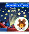 Orsacchiotto Di Peluche Con Proiettore Stelle Luce Per Cameretta Cielo Stellato