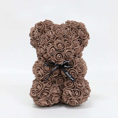 Orsacchiotto Di Rose Con Fiori Artificiali Da 40cm In Scatola Confezione Regalo Fiori Finti > San Valentino Trade Shop italia - Napoli, Commerciovirtuoso.it
