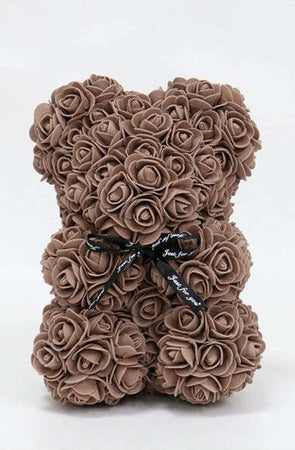 Orsacchiotto Di Rose Con Fiori Artificiali Da 40cm In Scatola Confezione Regalo  Trade Shop italia - Napoli, Commerciovirtuoso.it