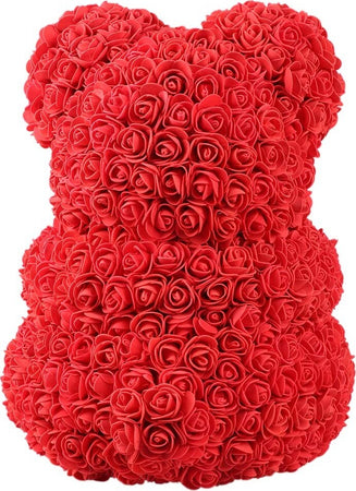 Orsacchiotto Di Rose Con Fiori Artificiali Da 40cm In Scatola Confezione Regalo Fiori Finti > San Valentino Trade Shop italia - Napoli, Commerciovirtuoso.it