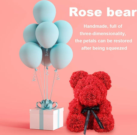 Orsacchiotto Orsetto Orso Di Rose Con Fiori Artificiali Da 25cm San Valentino Fiori Finti > San Valentino Trade Shop italia - Napoli, Commerciovirtuoso.it