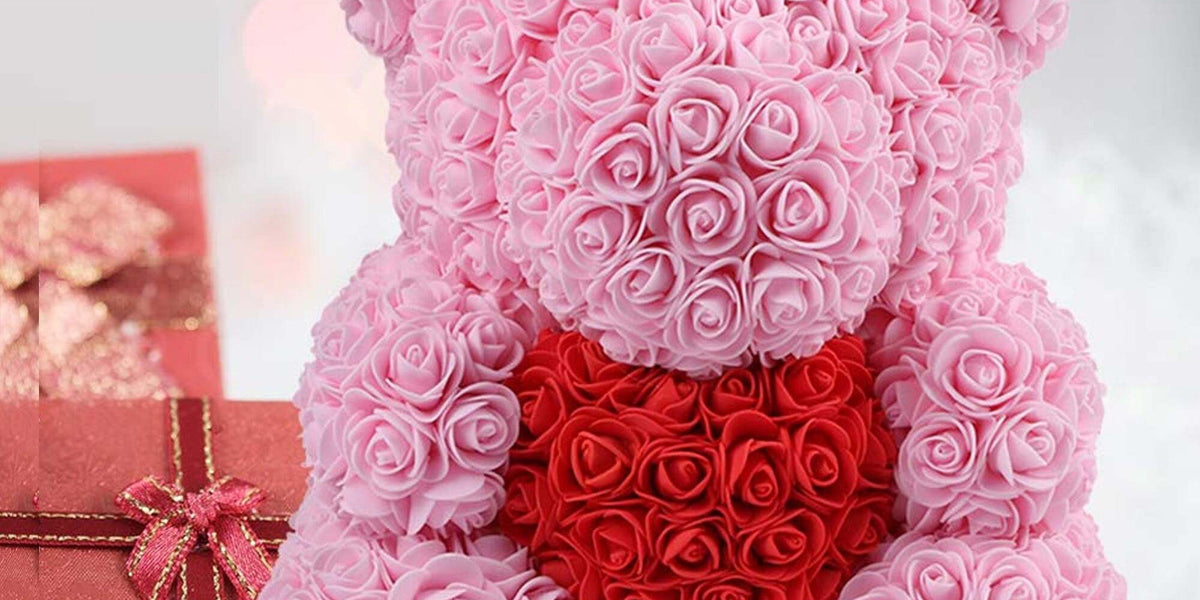 Orsacchiotto Orso Di Rose Originale Rose Artificiali Orso Di Rose