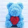 Orsacchiotto Orsetto Orso Di Rose Con Fiori Da 40cm Celeste Con Cuore Rosso Fiori Finti > San Valentino Trade Shop italia - Napoli, Commerciovirtuoso.it