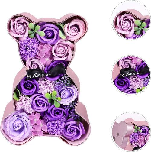 Orsacchiotto Orsetto Orso Di Rose Con Fiori Decorazione In Cartone Teddy Color Casa e cucina/Decorazioni per interni/Piante e fiori artificiali/Fiori artificiali Trade Shop italia - Napoli, Commerciovirtuoso.it