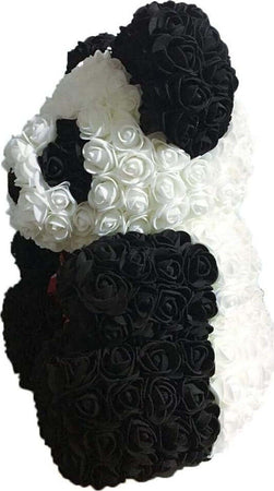 Orsacchiotto Orsetto Panda Di Rose Con Fiori Da 25cm Colore Bianco E Nero Fiori Finti > San Valentino Trade Shop italia - Napoli, Commerciovirtuoso.it