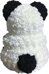 Orsacchiotto Orsetto Panda Di Rose Con Fiori Da 25cm Colore Bianco E Nero Fiori Finti > San Valentino Trade Shop italia - Napoli, Commerciovirtuoso.it