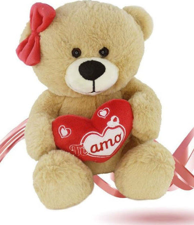 Orsetto Orsa Peluche Con Cuore Scritta Ti Amo Fiocco 22 Cm San Valentino 92614 Giochi e giocattoli/Peluche/Animali di peluche Trade Shop italia - Napoli, Commerciovirtuoso.it