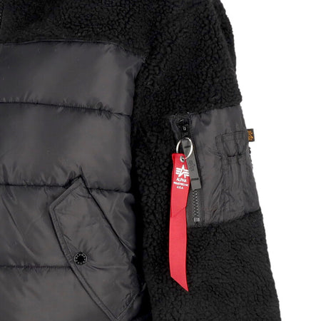 ALPHA INDUSTRIES Orsetto Donna W Teddy Puffer Black da donna