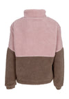 KARL KANI Orsetto Donna W Sport Patch Teddy Block Trackjacket Rose/taupe da donna