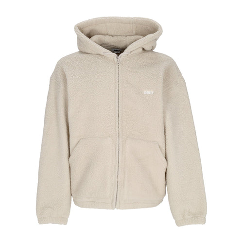 OBEY Orsetto Uomo Gaze Ii Hooded Jacket Black da uomo