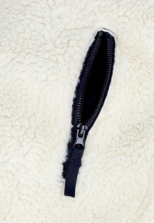 OBEY Orsetto Uomo Icon Face Sherpa Jacket Unbleached da uomo