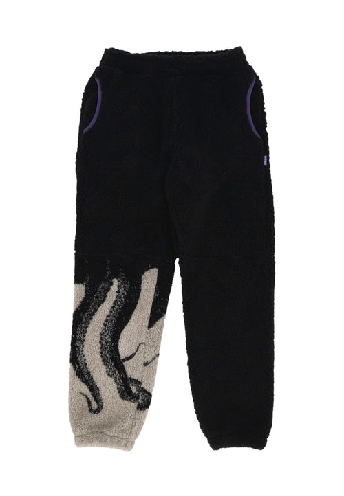 OCTOPUS Orsetto Uomo Side Sherpa Pants Black da uomo