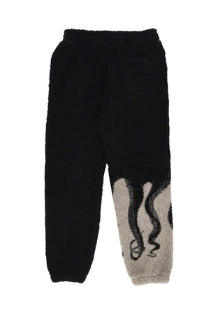 OCTOPUS Orsetto Uomo Side Sherpa Pants Black da uomo