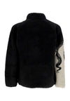 OCTOPUS Orsetto Uomo Side Sherpa Zip Neck Black da uomo