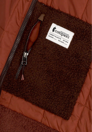 COTOPAXI Orsetto Uomo Trico Hybrid Hooded Jacket Rusty/chestnut da uomo