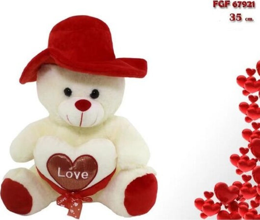 Orso-In-Peluche-Con-Cuore-Love-Cappello-Pupazzo-Regalo-San-Valentino-35-Cm-67921