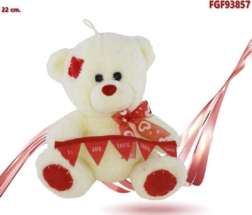 Orso In Peluche Fiocco Festone Ti Amo Tanto Tanto Tanto 22cm San Valentino 93857 Giochi e giocattoli/Peluche/Animali di peluche Trade Shop italia - Napoli, Commerciovirtuoso.it