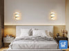 Osairous LED Lampada da Parete Interno Applique in Acrilico 18W 2000LM a Spirale Bianca 3500K per Camera da Letto Cucina Balcone Corridoio