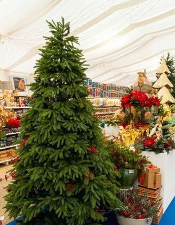Albero di natale "Oscar" 90 % in PE Effetto Real Touch di Altissima qualità