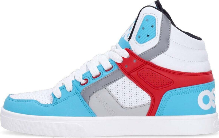 OSIRIS-Scarpe-Skate-Uomo-Clone-White/red/cyan-da-uomo