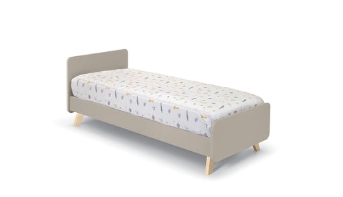 Letto Cuoricini Oslo Junior-Tortora