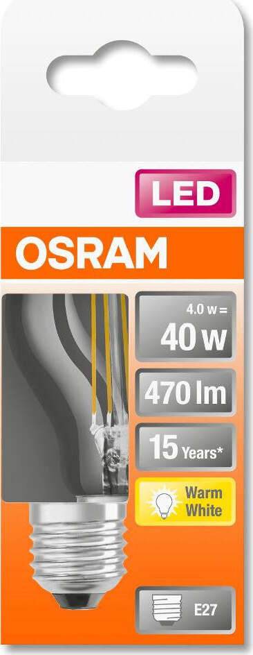OSRAM-Lampadina-led-Retrofit-Classic-P-STAR-trasparente-E27-4-W