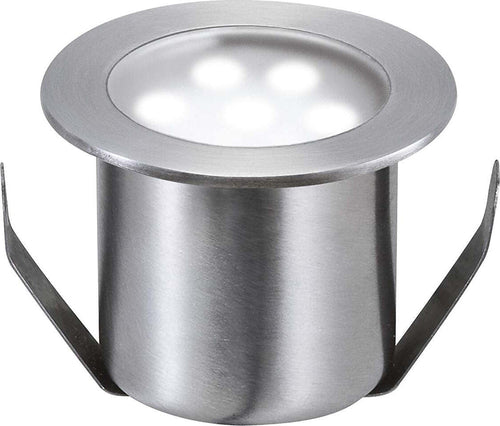 Osram-Paulmann-98869-Faretto-Professionale-da-Pavimento-EBL,-Rotondo,-IP65,-4-x-0,6-W,-44-mm,-in-Acciaio-Inox