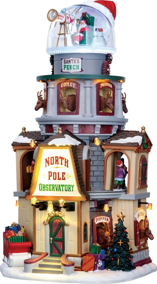 Osservatorio Polo Nord, edificio luminoso per villaggio di Natale in Poliresina Casa e cucina/Decorazioni per interni/Addobbi e decorazioni per ricorrenze/Decorazioni natalizie/Oggettistica MagiediNatale.it - Altamura, Commerciovirtuoso.it