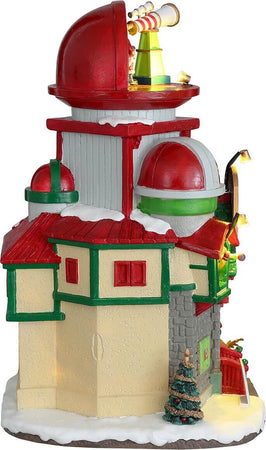 ‎Osservatorio Stratosferico di Babbo Natale‎, edificio illuminato per villaggio di Natale in poliresina Casa e cucina/Decorazioni per interni/Addobbi e decorazioni per ricorrenze/Decorazioni natalizie/Oggettistica MagiediNatale.it - Altamura, Commerciovirtuoso.it