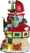 ‎Osservatorio Stratosferico di Babbo Natale‎, edificio illuminato per villaggio di Natale in poliresina Casa e cucina/Decorazioni per interni/Addobbi e decorazioni per ricorrenze/Decorazioni natalizie/Oggettistica MagiediNatale.it - Altamura, Commerciovirtuoso.it
