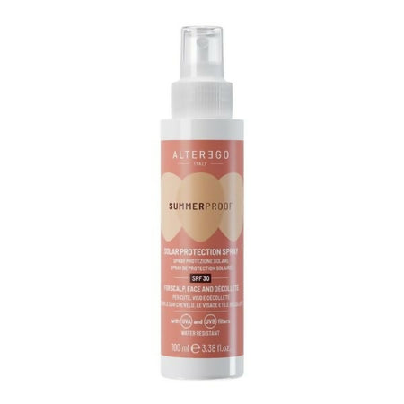 Alterego Summer Proof Solar Protection Spray SPF30 100 ml, protezione solare per cute, viso e decolté