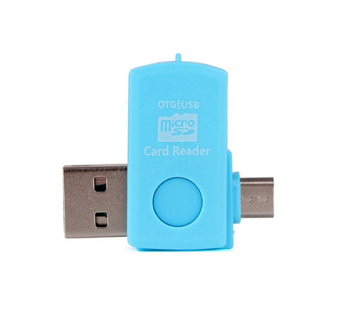 Lettore di Micro SD OTG/USB per smartphone e tablet