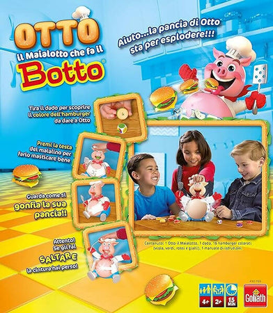 Otto Il Maialotto, Che Fa Il Botto, Gioco Da Tavolo Per Bambini E Bambine Dai Quattro Anni In Su, Gioco D'azione, Stimola I Riflessi Giochi e giocattoli/Giochi da tavola di società e accessori/Giochi da tavolo/Giochi di società Cartoleria Deja Vu - Crotone, Commerciovirtuoso.it