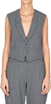 OTTOD'AME-Ottod'ame---Gilet---441565---Grigio-da-donna