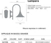 OUTLET-Applique-classico-Livos-LAMPARA-347-06-E27-LED-alluminio-lampada-parete