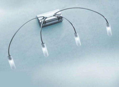 OUTLET-Applique-IL-PIOGGIA-4-G4-metallo-cromo-lampada-parete-moderno-interno