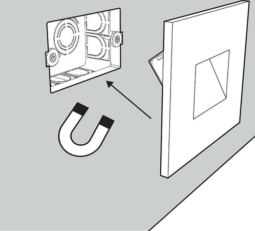 OUTLET-Applique-incasso-gesso-Belfiore-9010-4205B-LED-24V-scatola-503-cristaly-moderno
