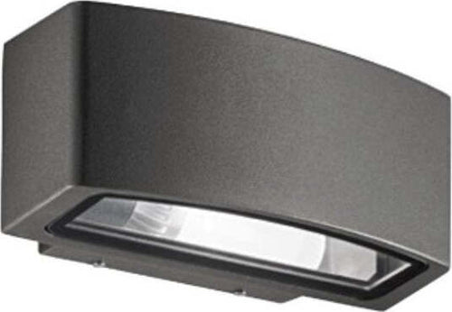 OUTLET-Applique-moderno-Ideal-Lux-GES701-E27-LED-IP54-metallo-lampada-parete